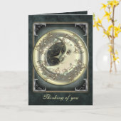 Hemelse Maan Groeten en Notitiekaarten (Gele Bloem)