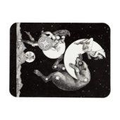 Hemelse Maan Lucht Universum God Nacht Illustratie Magneet (Horizontaal)