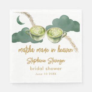 Hemelse Maan Matcha Gemaakt in de Hemel Bruidsdouc Servet