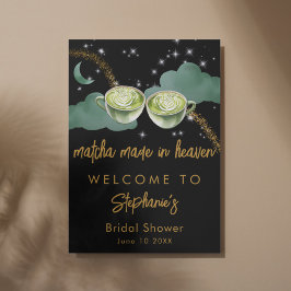 Hemelse Maan Matcha Verloving Feestje Poster