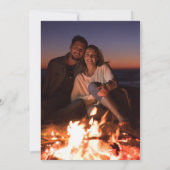 Hemelse Maan Nacht Voor De Huwelijksrepetitie Kaart (Achterkant)