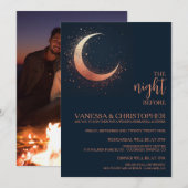 Hemelse Maan Nacht Voor De Huwelijksrepetitie Kaart (Voorkant / Achterkant)