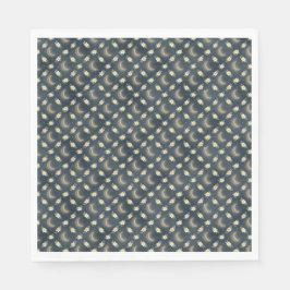 Hemelse Maan & Narcis Baby Shower Servetten