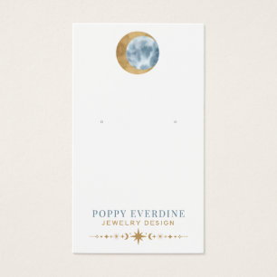 Hemelse Maan Sieraden Designer Sieraden Display Visitekaartje