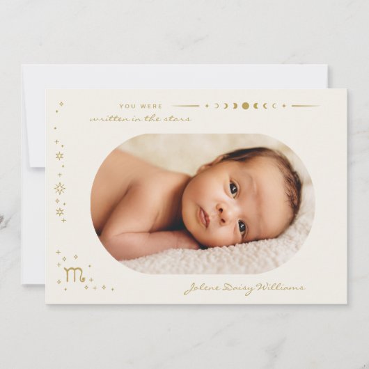 Hemelse Maan & Sterren Dierenriem | Schorpioen (Voorkant)