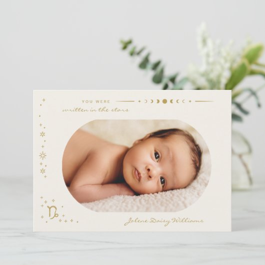 Hemelse Maan & Sterren Dierenriem | Steenbok (Staand voorkant)