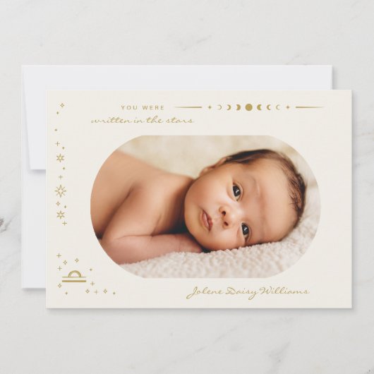 Hemelse Maan & Sterren Dierenriem | Weegschaal (Voorkant)