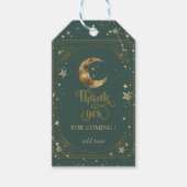 Hemelse Maan Sterren Frame Cadeaulabel (Voorkant)