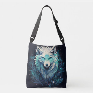 Hemelse Maan Wilde Wolf Crossbody Tas