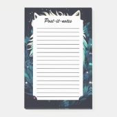 Hemelse Maan Wilde Wolf Post-it® Notes (Voorkant)