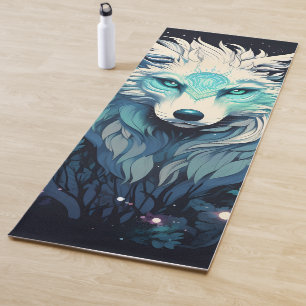Hemelse Maan Wilde Wolf Yogamat