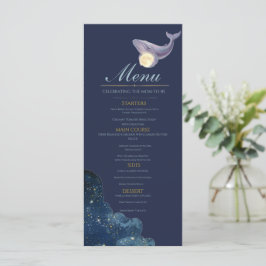 Hemelse Maandelijkse Baby Shower Menukaart | Walvi
