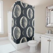 Hemelse Maanfase (1) Douchegordijn (In situ)