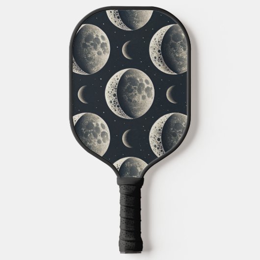 Hemelse Maanfase (1) Pickleball Paddle (Voorkant)