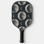 Hemelse Maanfase (1) Pickleball Paddle (Achterkant)