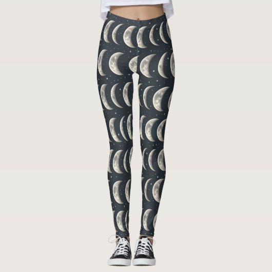 Hemelse Maanfase (2) Leggings (Voorkant)