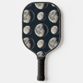 Hemelse Maanfase (2) Pickleball Paddle (Achterkant)