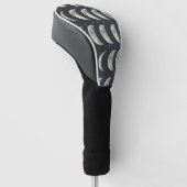 Hemelse Maanfase (3) Golfheadcover (Schuin)