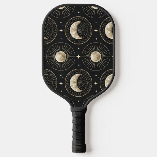 Hemelse Maanfase (5) Pickleball Paddle (Voorkant)