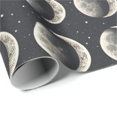 Hemelse Maanfase (6) Cadeaupapier (Rol Hoek)