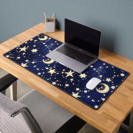 Hemelse Maanfase Astrologie – Fluwelen Navy Bureaumat