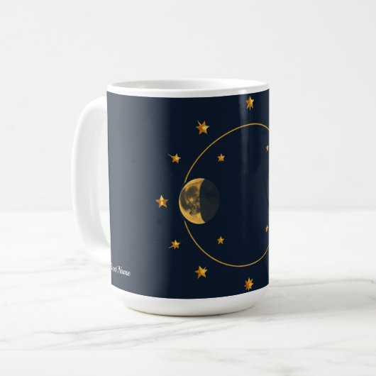 Hemelse Maanfasen Koffiemok (Voorkant links)