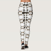Hemelse Maanfasen Mandala Astronomie Kunst Leggings (Achterkant)