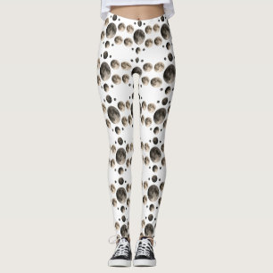 Hemelse Maanfasen Mandala Astronomie Kunst Leggings