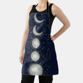 Hemelse Maanfasen & Zodiac Constellatie Schort (Insitu)