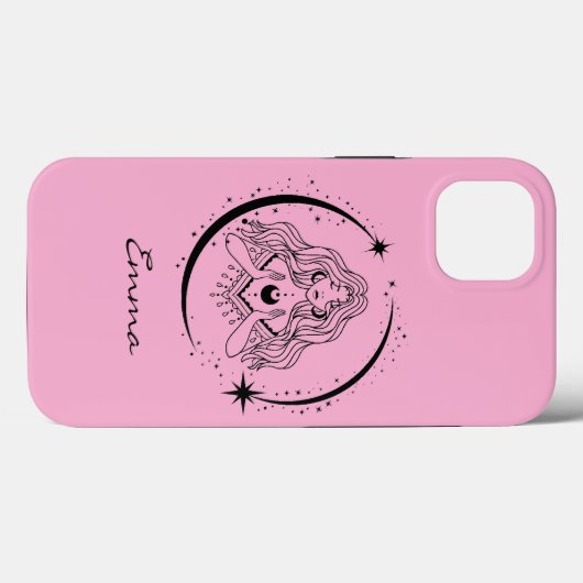 Hemelse maansterren, boho, elegante astronomie, ro Case-Mate iPhone case (Achterkant (horizontaal))