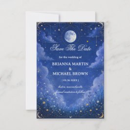 Hemelse Maanverlichte Romantiek Save The Date
