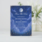 Hemelse Maanverlichte Romantiek Save The Date (Staand voorkant)