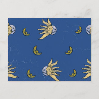 Hemelse Magie Blauwe Whimsigoth Lucht Briefkaart