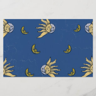 Hemelse Magie Blauwe Whimsigoth Lucht Briefpapier