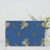 Hemelse Magie Blauwe Whimsigoth Lucht Briefpapier (Staand voorkant)