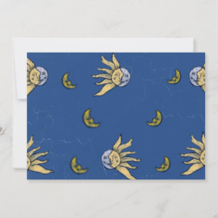 Hemelse Magie Blauwe Whimsigoth Lucht Kaart
