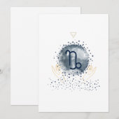 Hemelse Magie - Steenbok Bedankkaart (Voorkant / Achterkant)