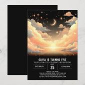 Hemelse Magische Hemelse Digitale Verjaardag Kaart (Voorkant / Achterkant)