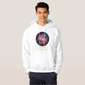 Hemelse Mama Handen Melkweg Heelal Hoodie (Voorkant volledig)