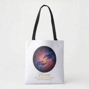 Hemelse Mama Handen Melkweg Heelal Tote Bag
