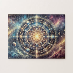 Hemelse Mandala Galactische Harmonie Meditatie Cad Legpuzzel