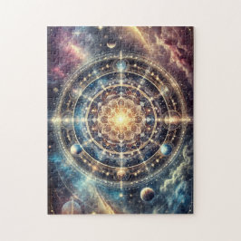 Hemelse Mandala Galactische Harmonie Meditatie Cad Legpuzzel