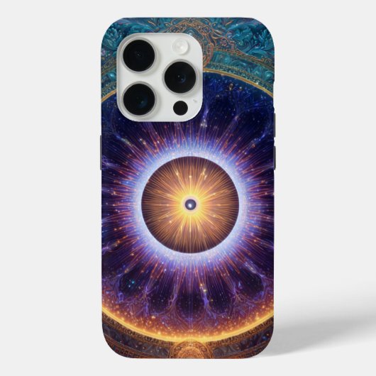 Hemelse Mandala Kunst – Het Oog van Licht Case-Mate iPhone Case (Achterkant)