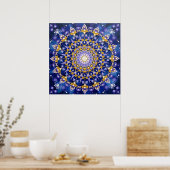 Hemelse Mandala Poster (Keuken)