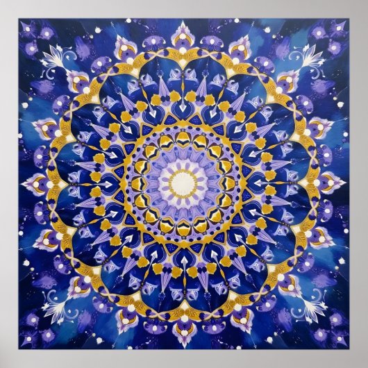 Hemelse Mandala Poster (Voorkant)