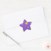 Hemelse manen en sterren ster sticker (Envelop)