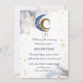 Hemelse manen, sterren uitnodiging (Voorkant)