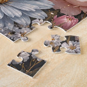 Hemelse Marmeren Hart Valentijns Tuin Legpuzzel (Zijkant)