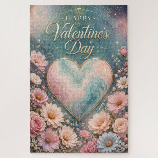 Hemelse Marmeren Hart Valentijns Tuin Legpuzzel