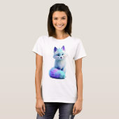 Hemelse Melkweg Poolvos Vrouwen T-shirt (Voorkant volledig)